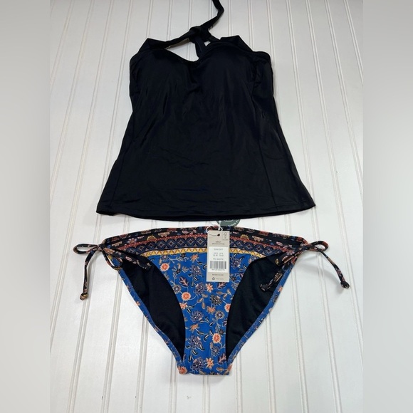 BODEN SYMI STRING BIKINI BOTTOM Swim Santorini Black Tankini Top 8 NEW. 395 - Picture 1 of 5